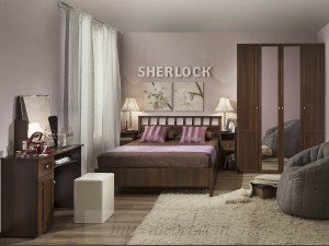 Модульная спальня Sherlock Орех шоколадный (Глазов)